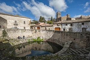 Trujillo Prints: Historick cistern in Trujillo, Caceres, Extremadura, Spain, Europe