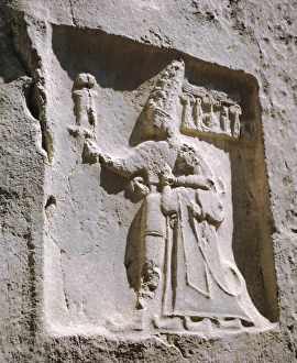 Rock Carving Prints: Hittite rock carving