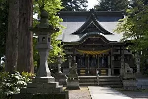 Hiyoshi Shinto shrine in Echizen-Ono town, Fukui Prefecture, Japan