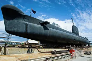 Submarine Prints: HMAS Ovens Submarine in the Western Australian Maritime Museum