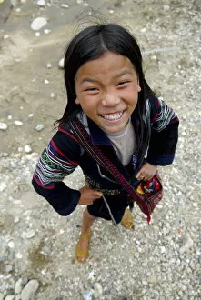 Images Dated 5th August 2007: Hmong girl, Sapa, Vietnam, Indochina, Southeast Asia, Asia