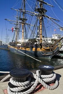 Images Dated 28th December 2010: HMS Surprise at the Maritime Museum, Embarcadero, San Diego, California