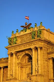 Capital Cites Prints: Hofburg Palace exterior, UNESCO World Heritage Site, Vienna, Austria, Europe