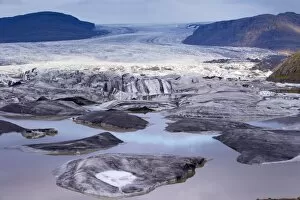 Images Dated 8th September 2009: Hoffelsjokull glacier, north of Hofn, East Fjords region (Austurland), Iceland