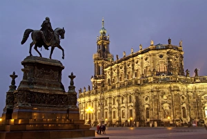 Images Dated 27th October 2006: Hofkirche, Dresden, Saxony, Germany, Europe