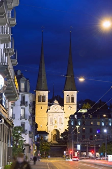 Hofkirche St. Leodegar, Lucerne, Switzerland, Europe