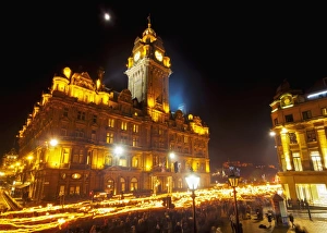 Princes Street Prints: Hogmanay Torchlight Procession on Princes Street