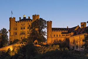 Hohenschwangau Castle, Schwangau, Allgau, Schwaben, Bavaria, Germany, Europe