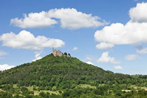 Swabian Alb Prints: Hohenzollern Castle near Hechingen, Swabian Alb, Baden Wurttemberg, Germany, Europe