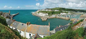 Villages Prints: The holiday resort town of Porthleven, Cornwall, England, United Kingdom, Europe