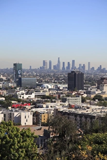 Down Town Prints: Hollywood and downtown skyline