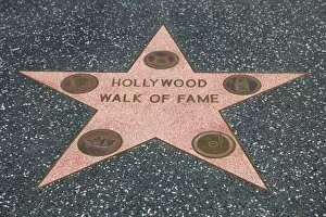 Images Dated 28th February 2010: Hollywood Walk of Fame, Hollywood Boulevard, Los Angeles, California, United States of America