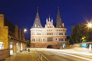 City Gate Prints: Holstentor, Lubeck, Schleswig Holstein, Germany, Europe
