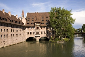 The Holy Ghost Hospital (Heilig-Geist-Spital), one of Europes largest medieval hospitals