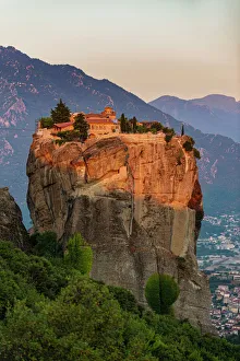 Monasteries Prints: Holy Monastery of Holy Trinity at sunrise, UNESCO World Heritage Site