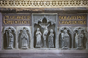 Chapels Prints: Holy Trinity Chapel altar medieval reredos with St. James, St. Andrew, St