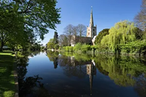 Holy Trinity Church on the River Avon, Stratford-upon-Avon, Warwickshire, England