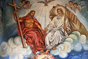 Holy Trinity of the Father, the Son and the Holy Spirit. St