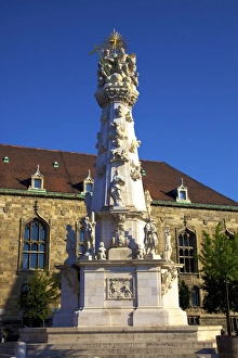 Holy Trinity Statue, Budapest, Hungary, Europe
