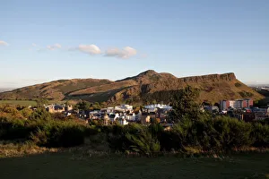 Edinburgh Prints: Holyrood Park and Arthurs Seat, Edinburgh, Scotland, United Kingdom, Europe