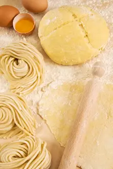 Flour Prints: Homemade spaghetti, an Italian speciality known as lombrichelli in Latium