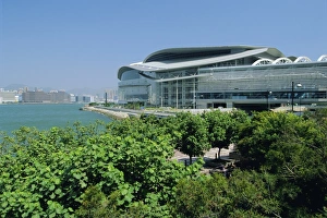 The Hong Kong Convention & Exhibition Centre, known locally as The Spaceship