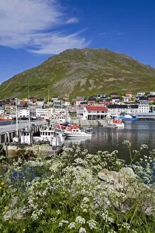 Images Dated 20th July 2008: Honningsvag Port, Mageroya Island, Finnmark Region, Arctic Ocean, Norway