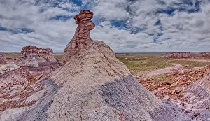 Hoodoo Prints: A hoodoo spire shaped like a Horse Head