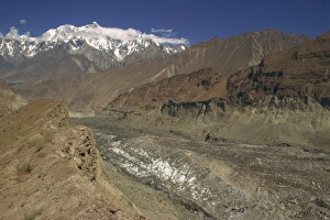 Glacier Prints: Hopar Glacier, Hunza, Pakistan, Asia