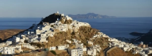 Hora Prints: Hora, the main town on Serifos on a rocky spur