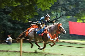 Japanese Culture Gallery: Horse Back Archery Competition (Yabusame)