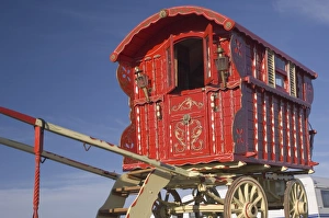 Caravan Prints: Horse drawn caravan, Appleby annual horse fair, Eden Valley, Lake District