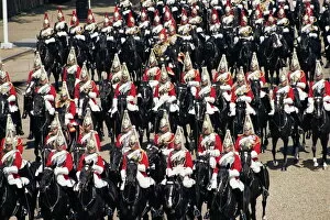 Repeating Collection: Horse Guards at Trooping the Colour, London, England, United Kingdom, Europe