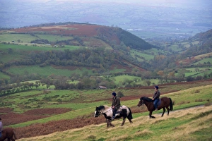 Black Mountain Prints: Horse riding near Gospel Pass