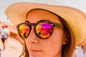 Sunglasses Prints: Horseshoe Bend reflection in Page, Arizona, United States of America, North America