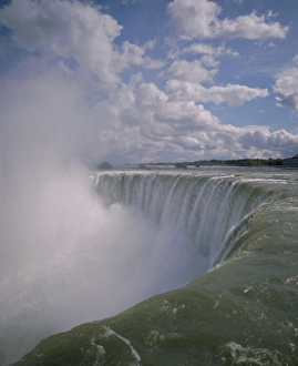 Canadian Prints: Horseshoe Falls from Table Rock, Niagara Falls, Niagara, Ontario, Canada, North America
