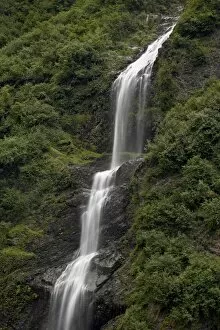 Images Dated 26th July 2009: Horsetail Falls, Valdez, Alaska, United States of America, North America