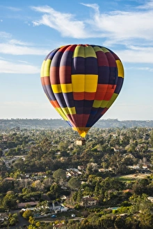 Passenger Prints: Hot air balloon, Encinitas, California, United States of America, North America