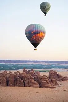 Excitement Prints: Hot air balloon flight over Hegra site and around with Hero Balloon Flights Saudi Operator