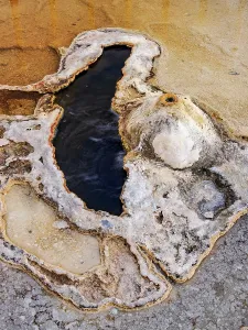 Wellness Prints: Hot Spring at Hierve el Agua, San Lorenzo Albarradas, Oaxaca State, Mexico