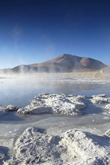 Bolivian Prints: Hot springs of Termas de Polques on the Altiplano
