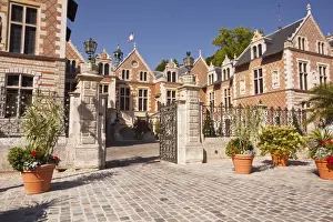 Cobbled Prints: Hotel Groslot in the city of Orleans, Loiret, France, Europe