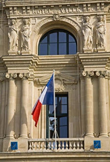 Cote Dazur Prints: Hotel de Ville, Vieux Port, Cannes, Alpes Maritimes, Provence, Cote d Azur