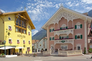 Hotels, Ortisei, Gardena Valley, Bolzano Province, Trentino-Alto Adige / South Tyrol, Italian Dolomites, Italy, Europe