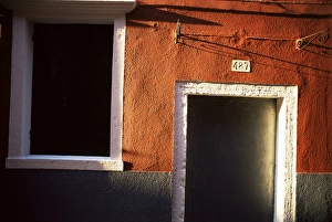 Detail of house front