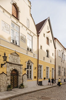 Estonia Prints: House of the Brotherhood of Black Heads, Old Town, UNESCO World Heritage Site, Tallinn