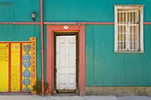 House in Cerro Concepcion, UNESCO World Heritage Site, Valparaiso, Chile, South America