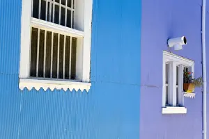 Valparaiso Prints: House in Cerro Concepcion, UNESCO World Heritage Site, Valparaiso, Chile, South America