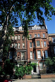 Chelsea Prints: House on Cheyne Walk, Chelsea, London, England, United Kingdom, Europe