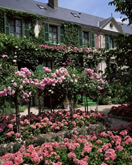 Artist Prints: House and garden of Claude Monet, Giverny, Haute-Normandie (Normandy), France, Europe